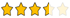 3 and a half stars